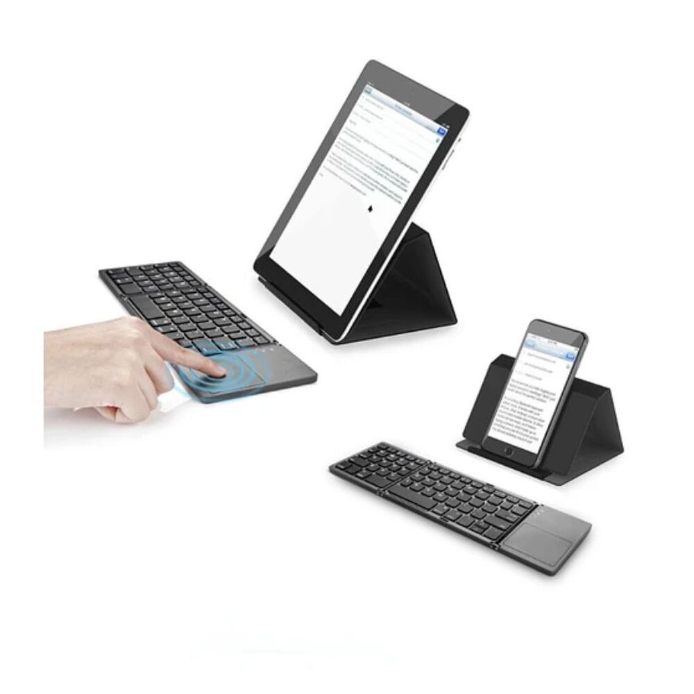 Teclado Plegable Gris Touchpad image number 2.0