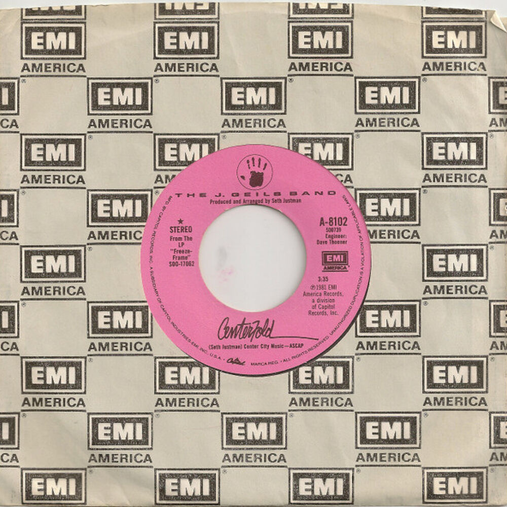 J. Geils Band - Centerfold | 7" Single Vinilo Usado image number 0.0