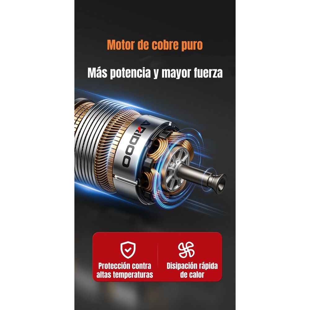 Sopladora Aspiradora Inal&aacute;mbrica 2 Bater&iacute;as 21v C01 image number 2.0