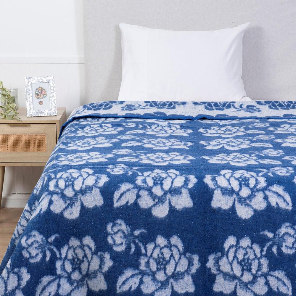 Frazada T&eacute;rmica Noruega 1.5 Plazas Azul image number 0.0