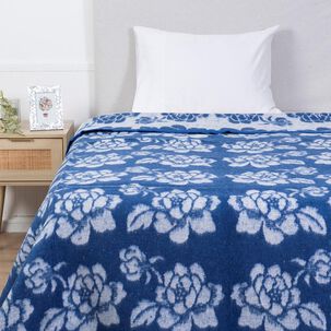 Frazada T&eacute;rmica Noruega 1.5 Plazas Azul