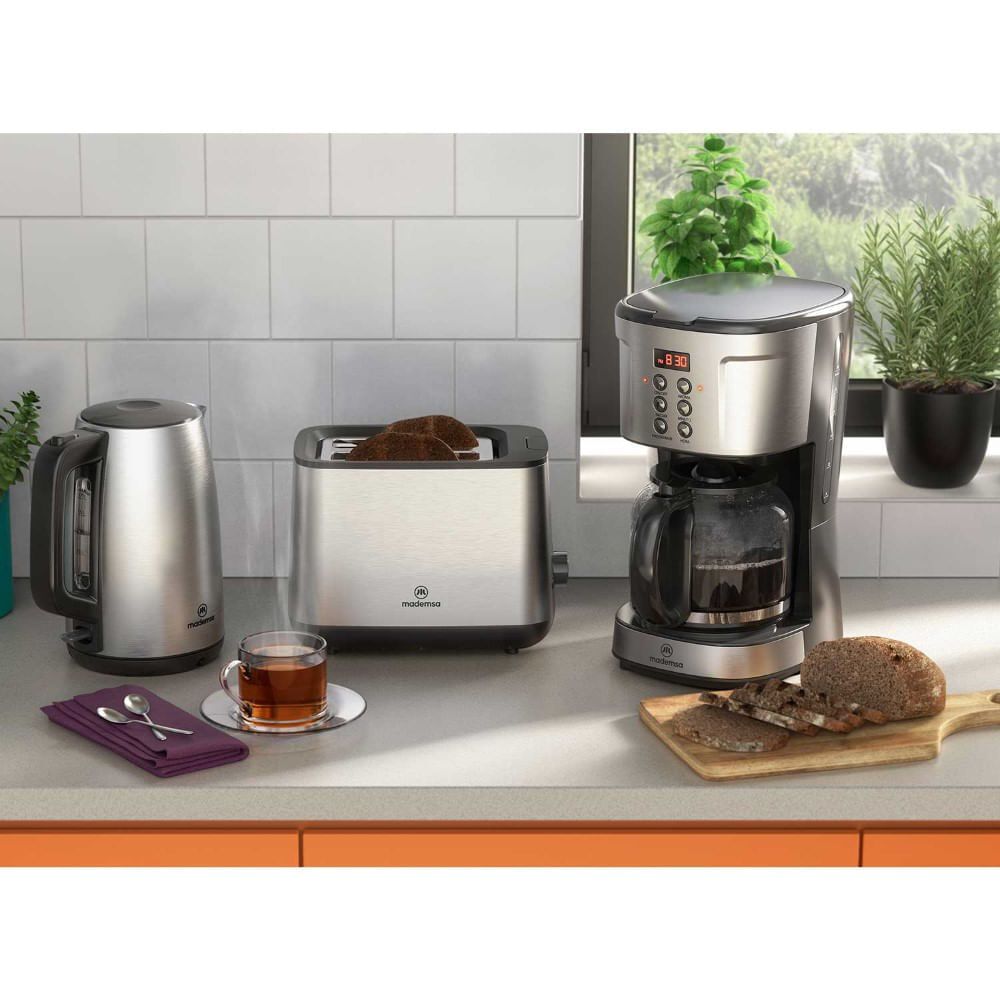 Tostador Mademsa Con 7 Niveles De Tostado 800w Mts25 Inox image number 9.0