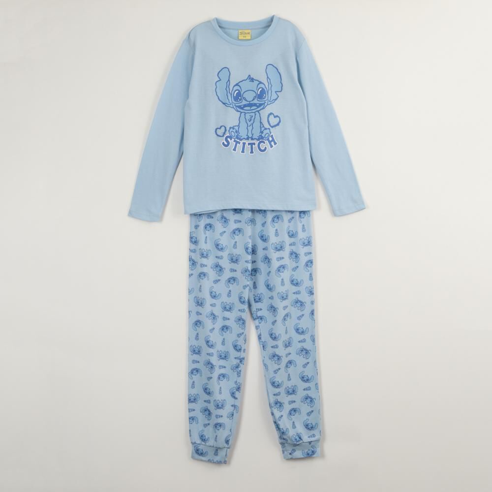 Pijama Ni&ntilde;a Sentado Lilo & Stitch image number 0.0