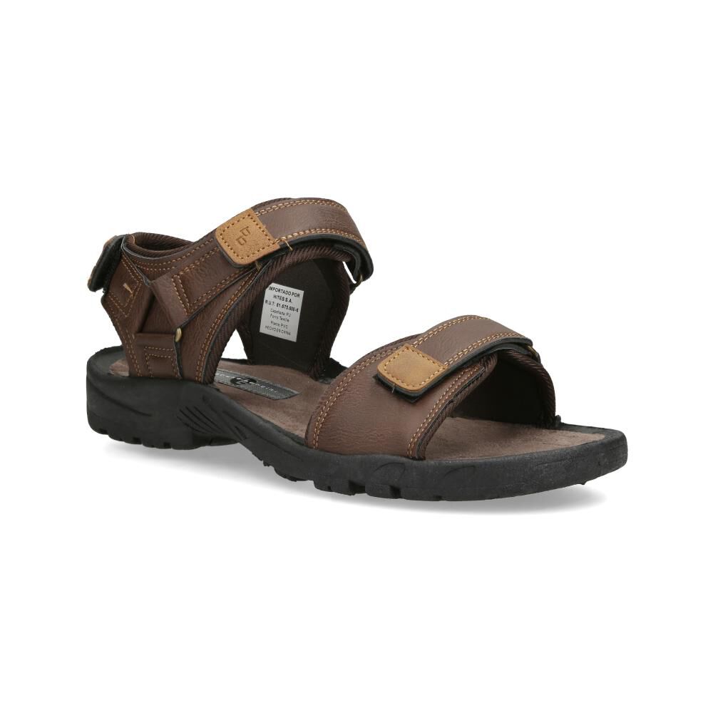 Sandalia Hombre Bruno Bertini Brown image number 0.0