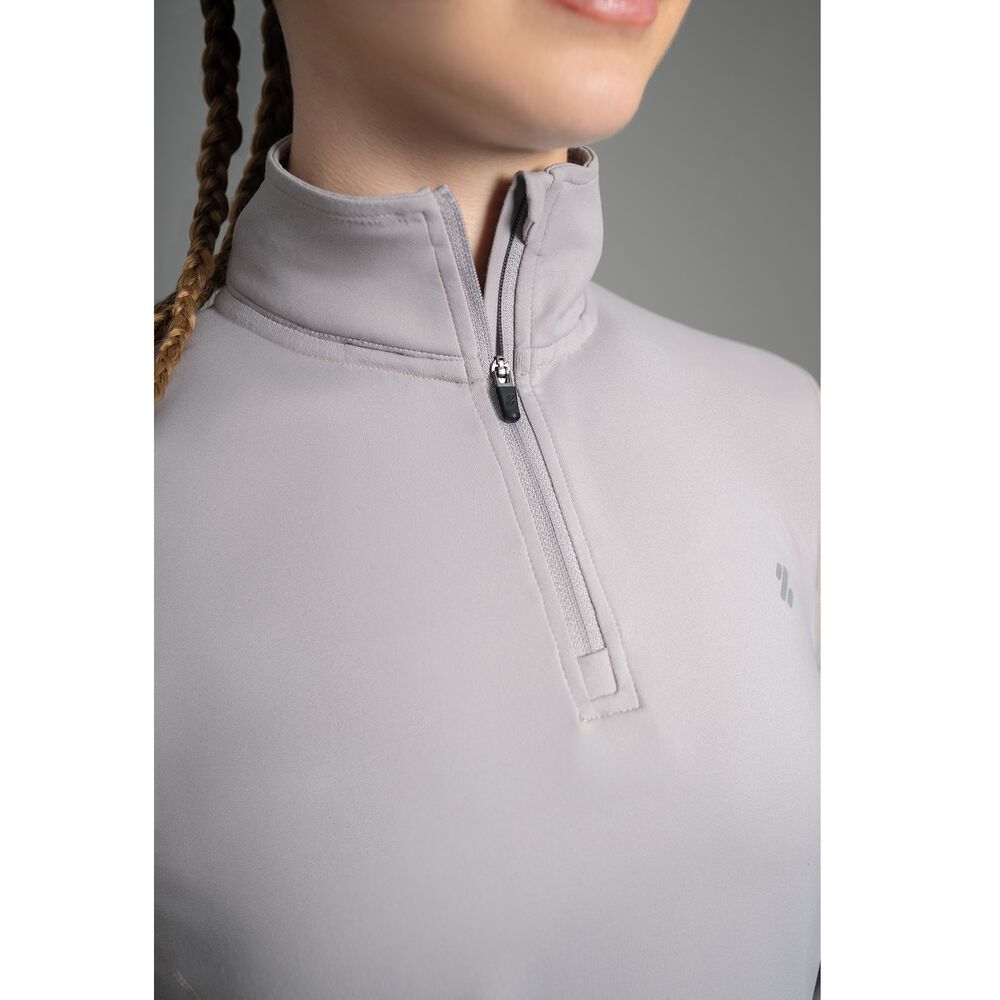Ultimate Midi Zipper Sport Mujer Cool Gray - Xs image number 2.0