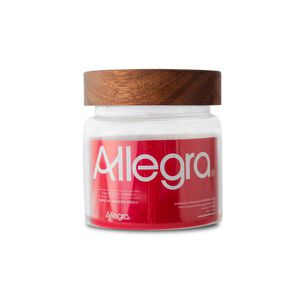 Frasco De Vidrio Con Tapa Allegra / 500 Ml