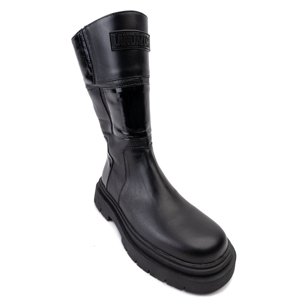 Bota Cuero Reah Negro Landazuri image number 0.0