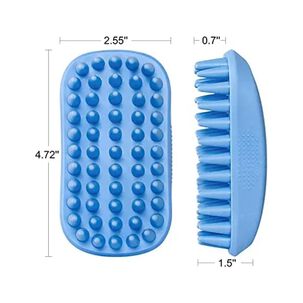 Cepillo Para Ba&ntilde;o Ducha De Mascotas Goma Suave