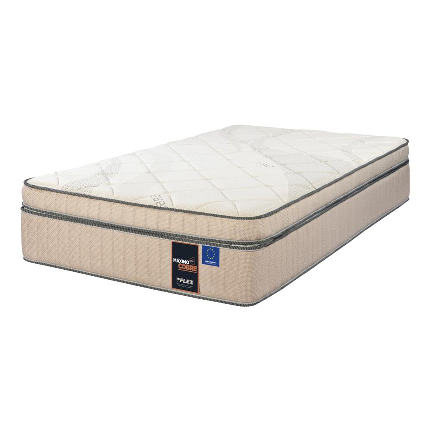 Colch&oacute;n Flex M&aacute;ximo Cobre / 1.5 Plazas / 190 Cm x 105 Cm image number 1.0