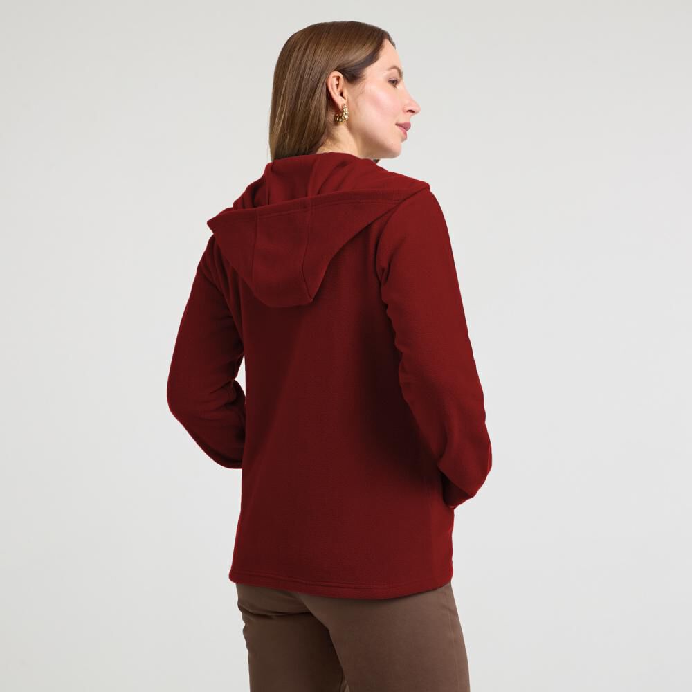 Polerón Polar Regular Cuello Alto Con Capucha Mujer Geeps image number 1.0