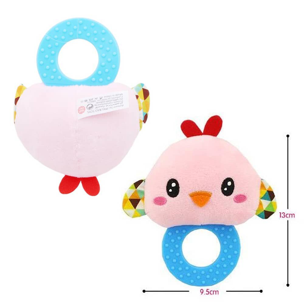 Sonajero Peluche Mordedor Rasca Encias Dentincion Bebe image number 3.0