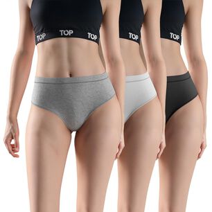 Pack Pantaleta Mujer Top / 3 Piezas
