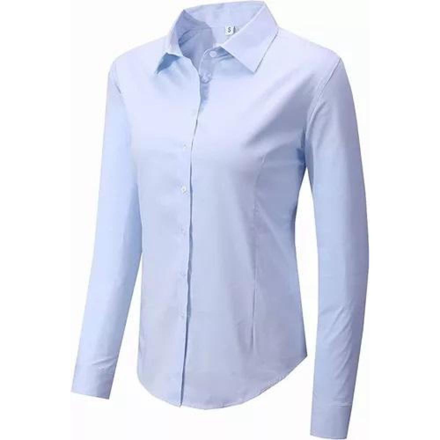 Blusa De Vestir Formal Para Mujer Para Trabajar Manga Larga image number 0.0