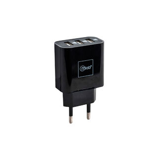 Kit Cargador 2 En 1 + Cable Tipo C 3 Entradas Usb Mlab
