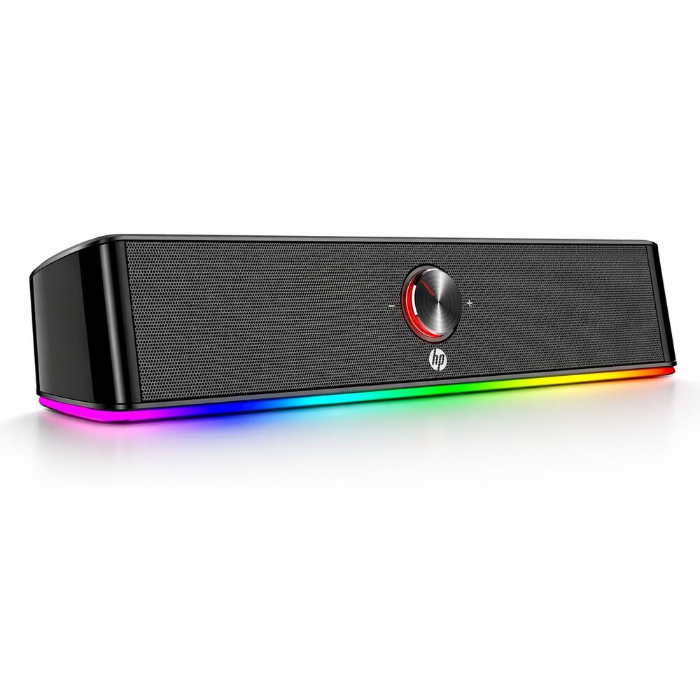 Soundbar Hp Multimedia Stereo Con Luces Rgb 6 Watts Dhe-6003 image number 0.0