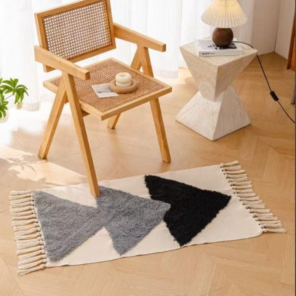 Bajada De Cama Bordada Kilim De Estilo Etnico 60x90cm Md74 image number 0.0