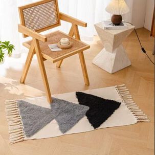 Bajada De Cama Bordada Kilim De Estilo Etnico 60x90cm Md74