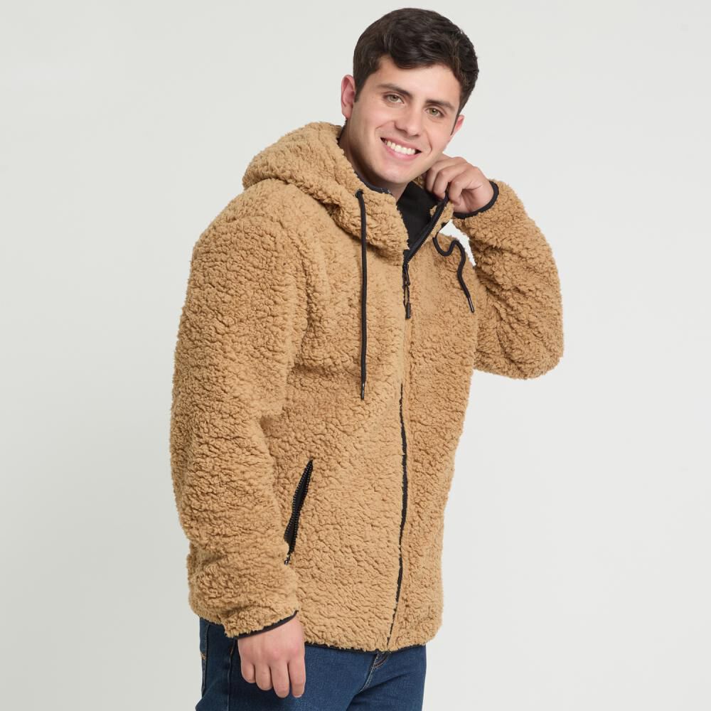 Polerón Liso Slim Cuello Alto Con Capucha Hombre Skuad image number 2.0
