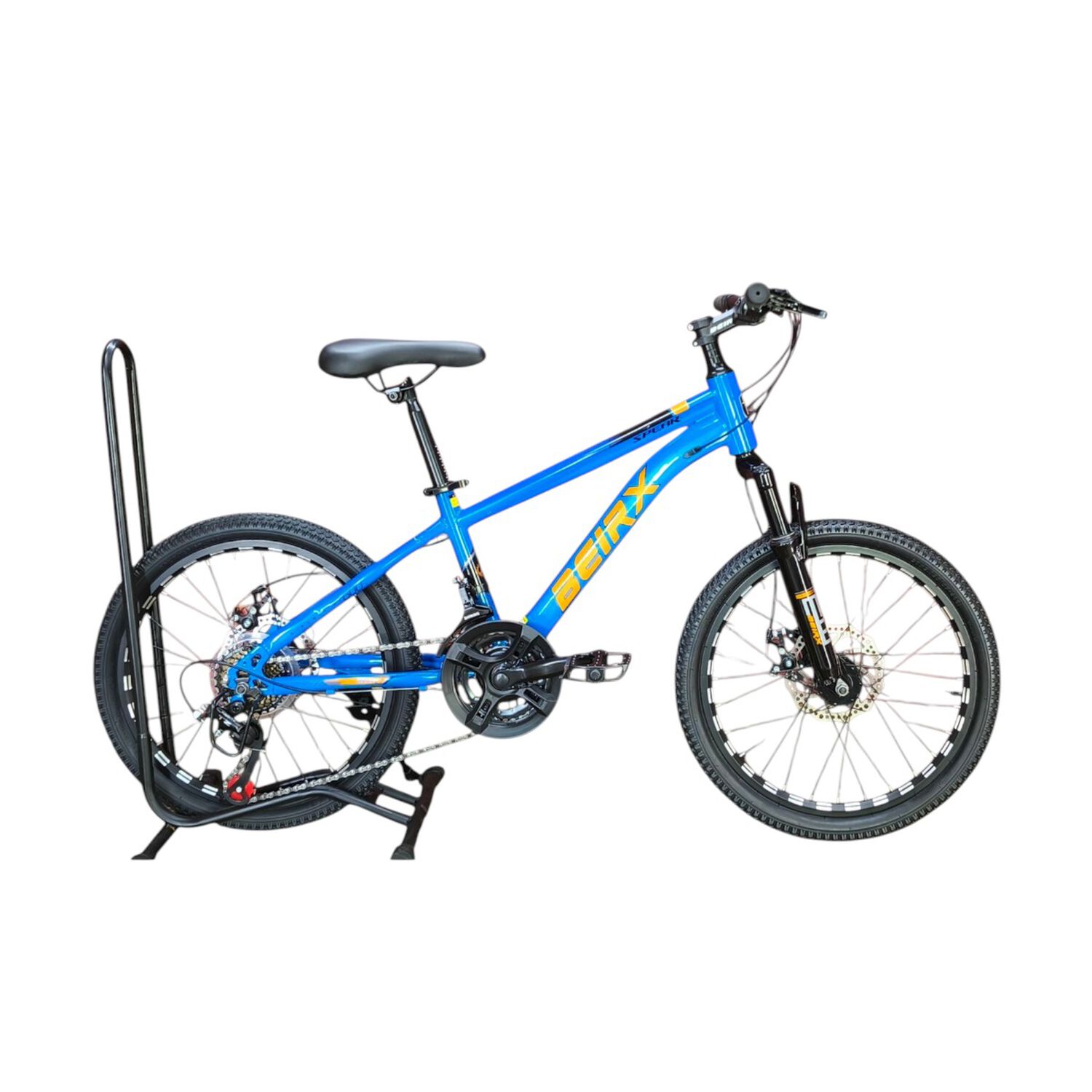 Bicicleta Aro 20 Beirx Azul Con Freno Disco Y 21 Velocidades image number 0.0