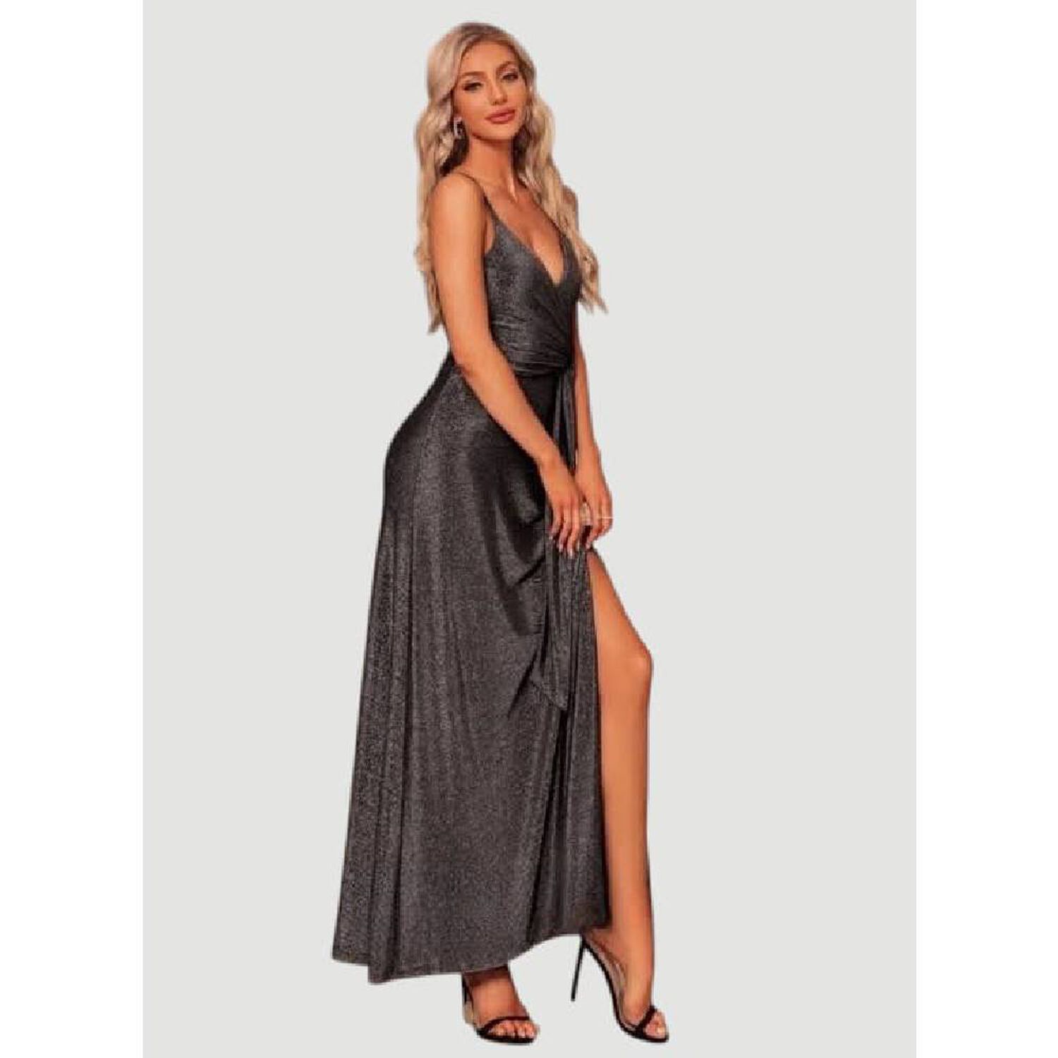 Vestido Maxi Brillo - Ariana image number 1.0