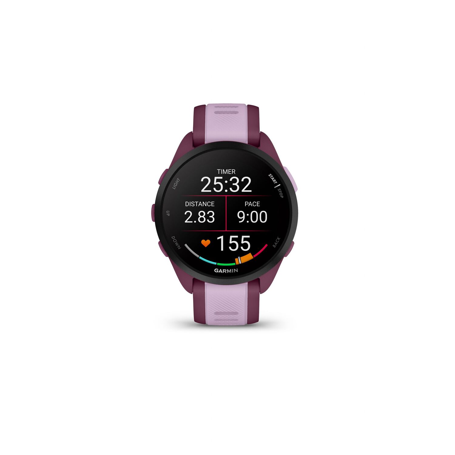 Forerunner 165 Music, Fuchsia/coral image number 0.0