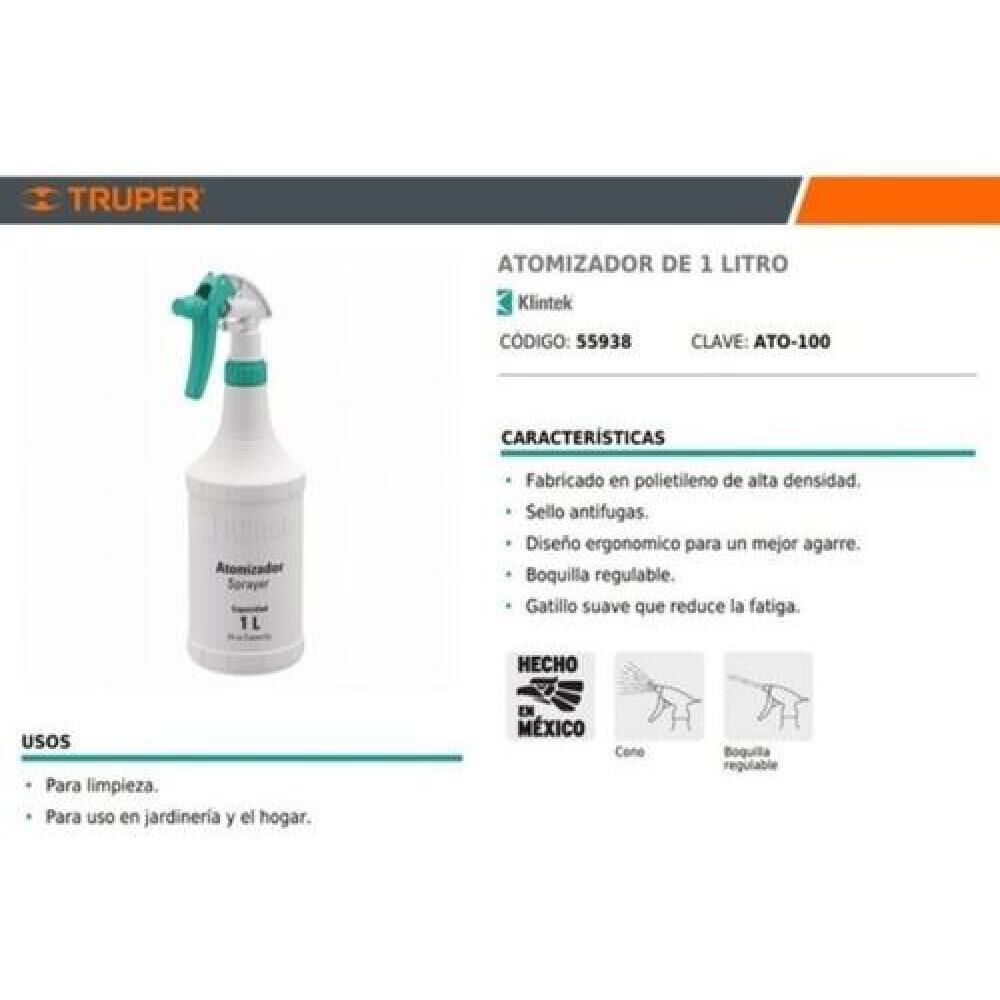 Atomizador Klintek 1 Litro Ato-100 Truper Profesional image number 2.0