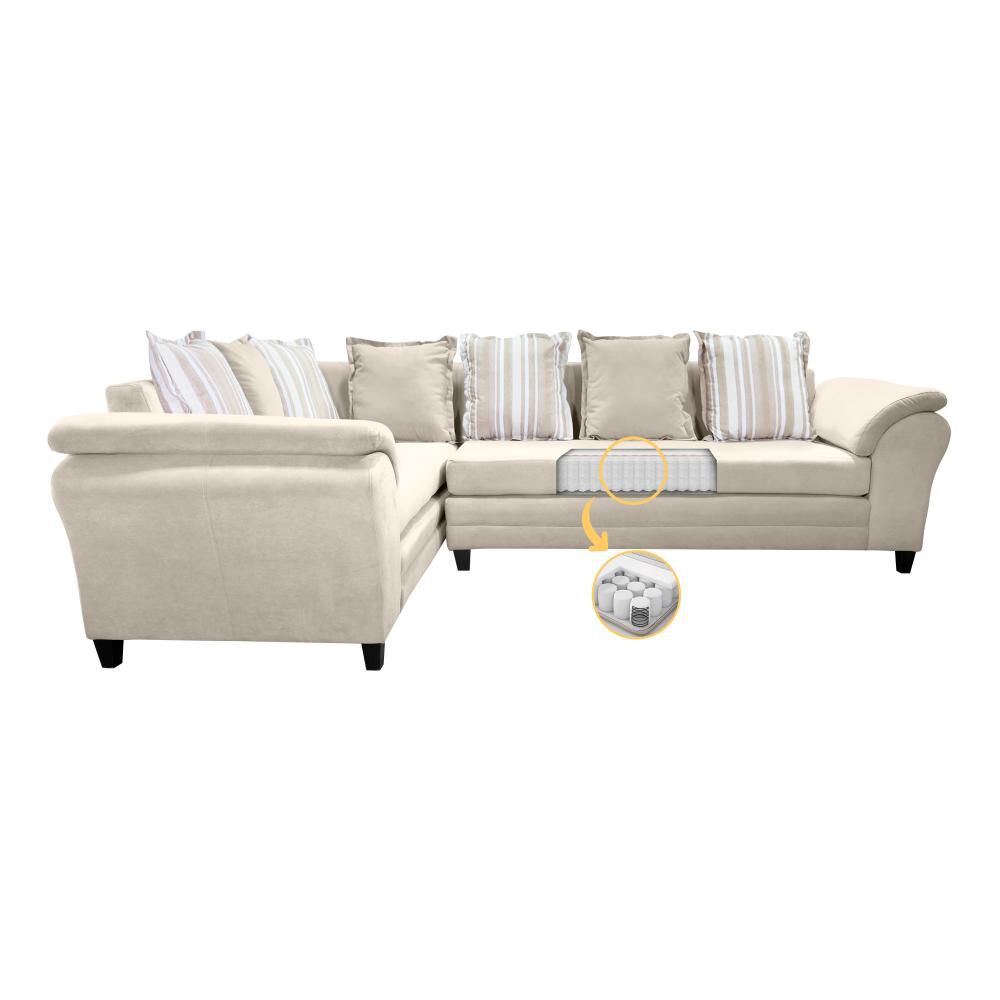 Sofá Seccional Izquierdo Living Factory New Capri / 6 Cuerpos image number 2.0