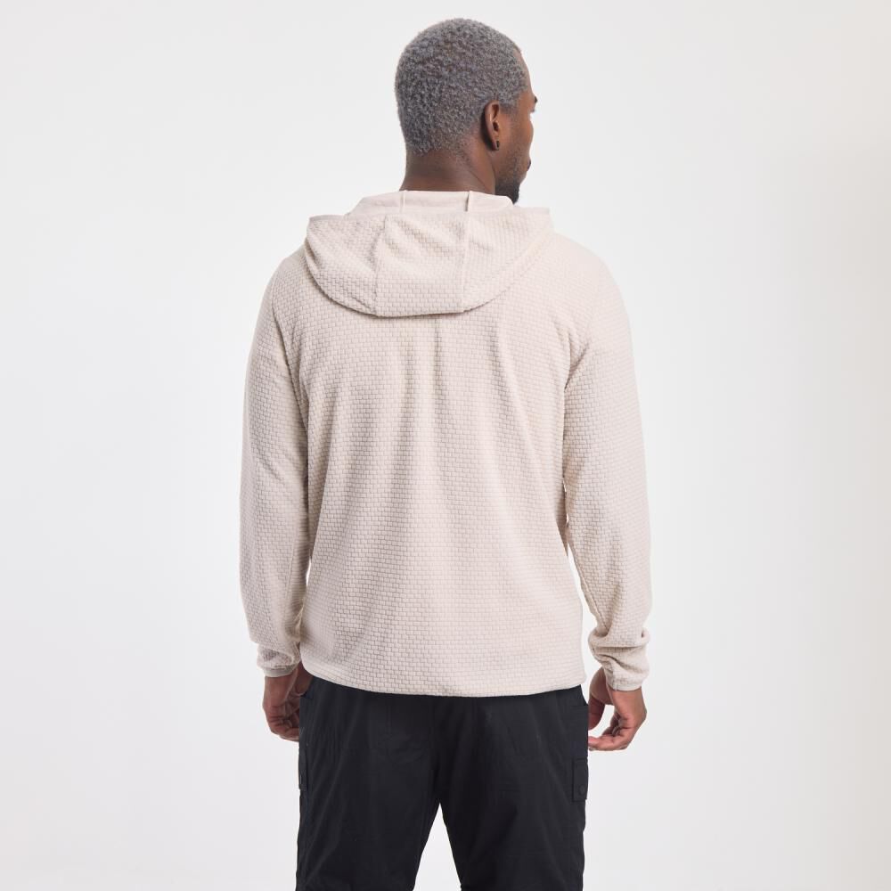 Polerón Deportivo Liso Cuello Alto Con Capucha Hombre Wetland image number 3.0