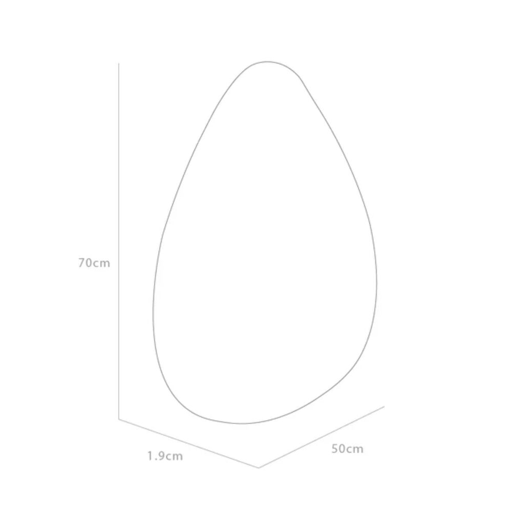 Espejo Forma Irregular 70x50x1,9 Cm image number 5.0