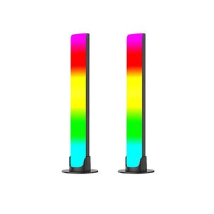 Pack 2 Luces Rgb Ritmo Ambiental Recargable