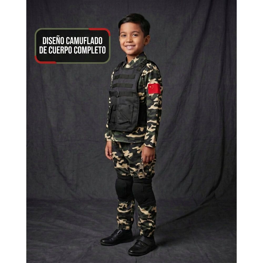 Disfraz Infantil Militar Marino Navy Seal Usa image number 0.0