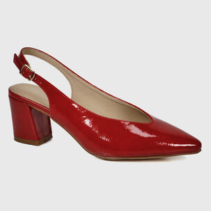 Zapato Yvonne Rojo