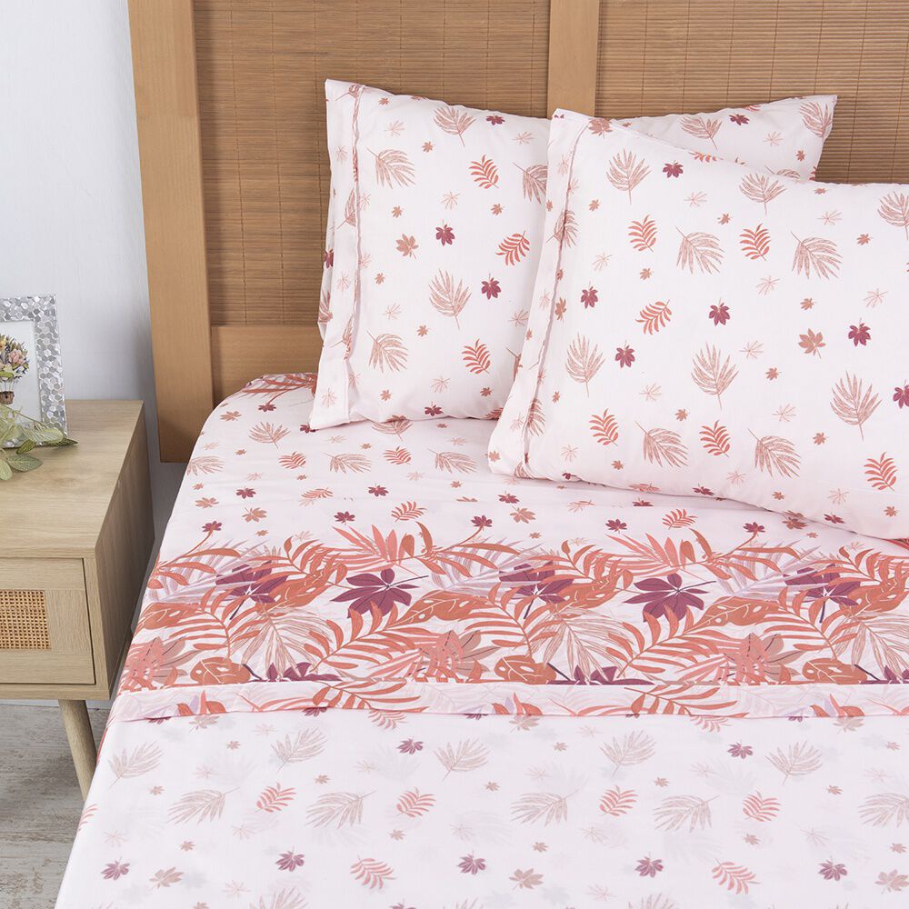 Sabana Estampada Plumetti 2 P Ginkgo image number 0.0