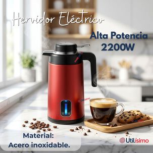 Termo Hervidor El&eacute;ctrico Acero Inoxidable 3.0 Litros