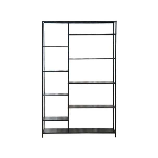 Repisa Frida Negra 188x120x30 Cm Organizadora