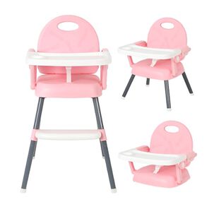 Silla De Comer 3 En 1 Rosa