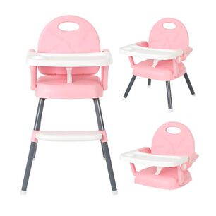 Silla De Comer 3 En 1 Rosa