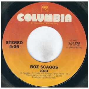 Boz Scaggs - Jo Jo | 7" Single Vinilo Usado