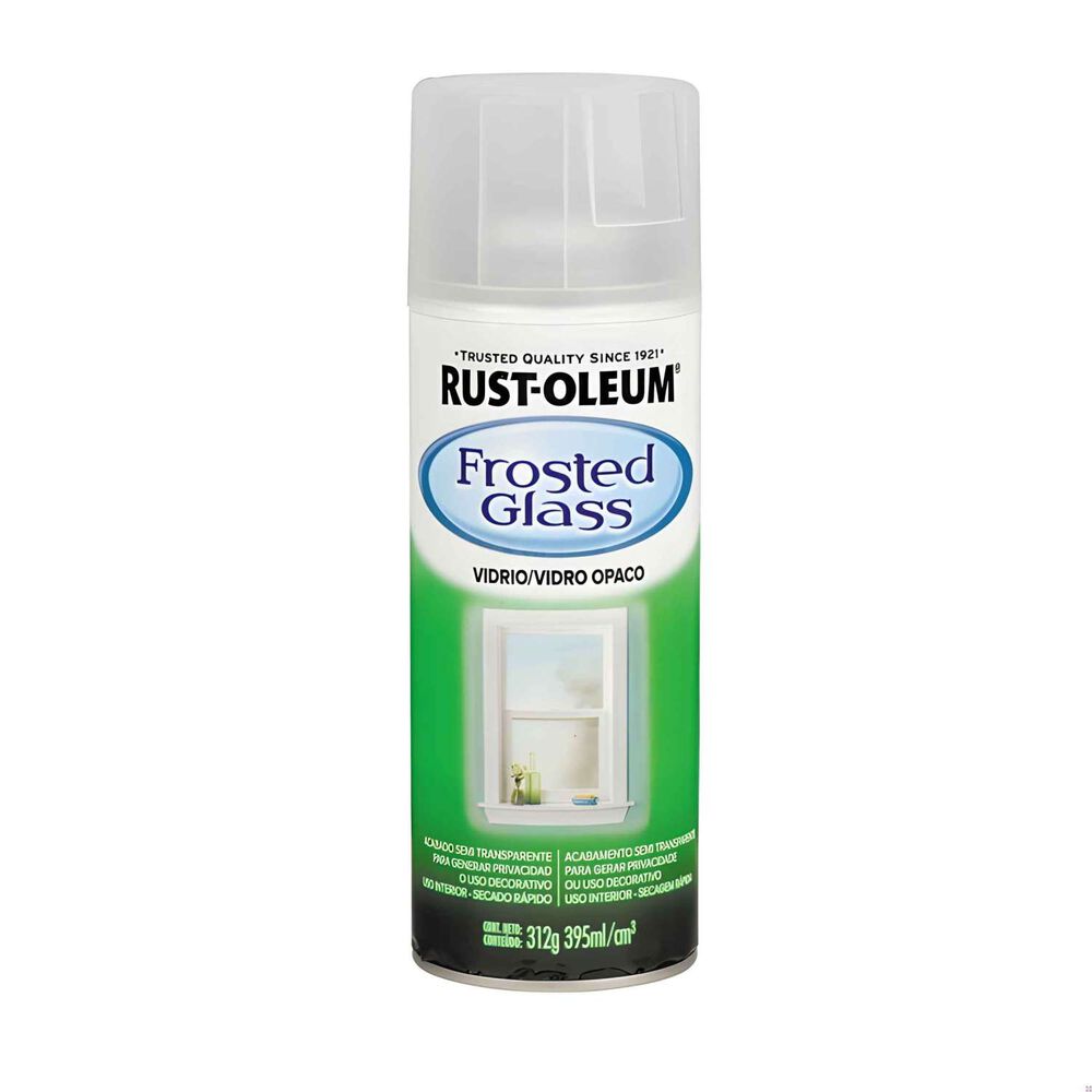 Pintura En Aerosol Frosted Glass Pavonado 312grs Transparente - Rust Oleum image number 0.0