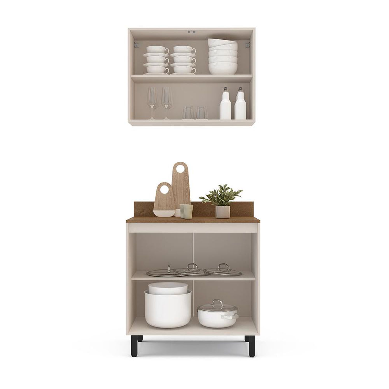 Combo Mueble De Cocina Vekkahome Kit Koya / 4 Puertas image number 3.0