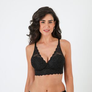 Sosten Halter Lace Bralette Maidenform Mujer 90003-2