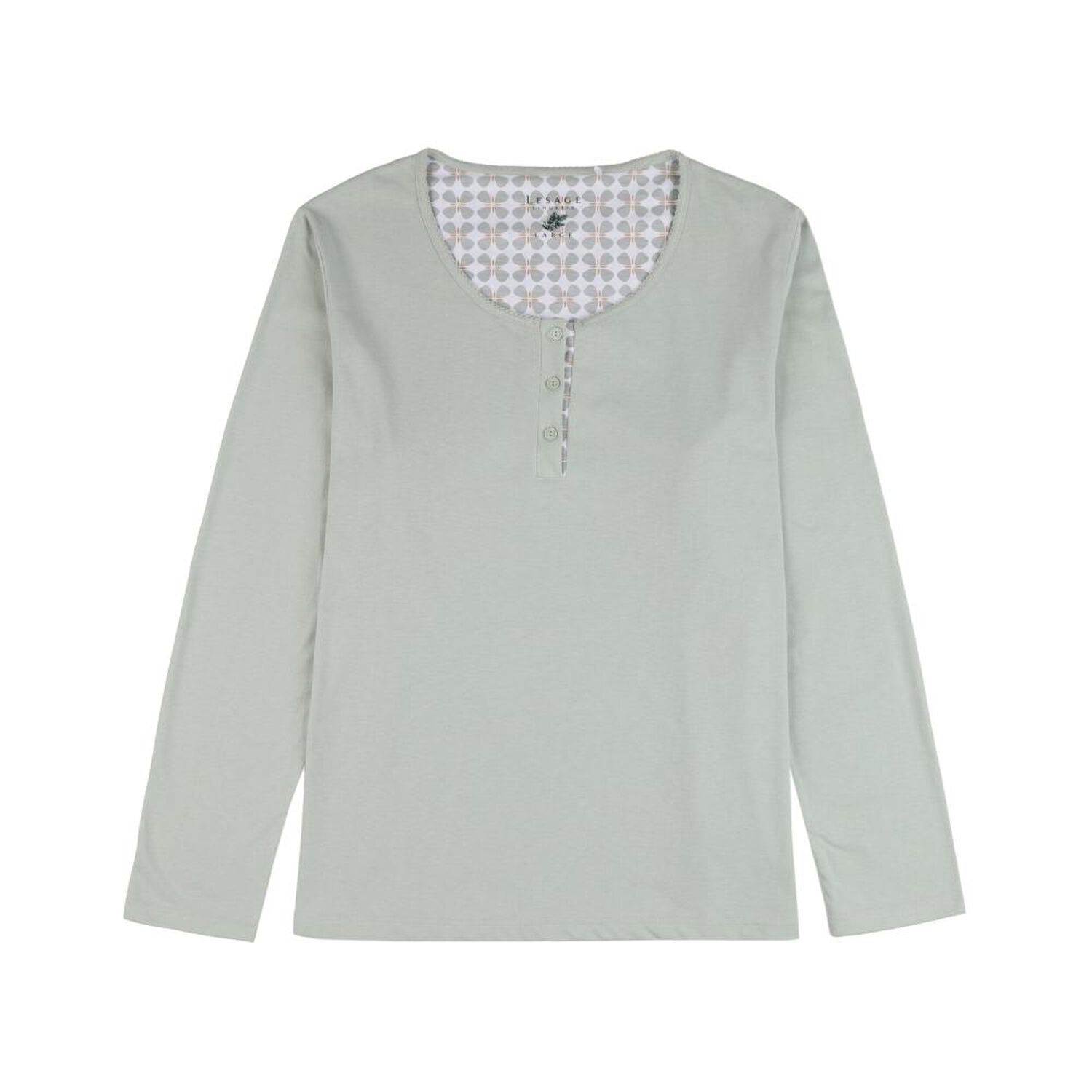 Pijama Largo Mujer Lesage image number 1.0