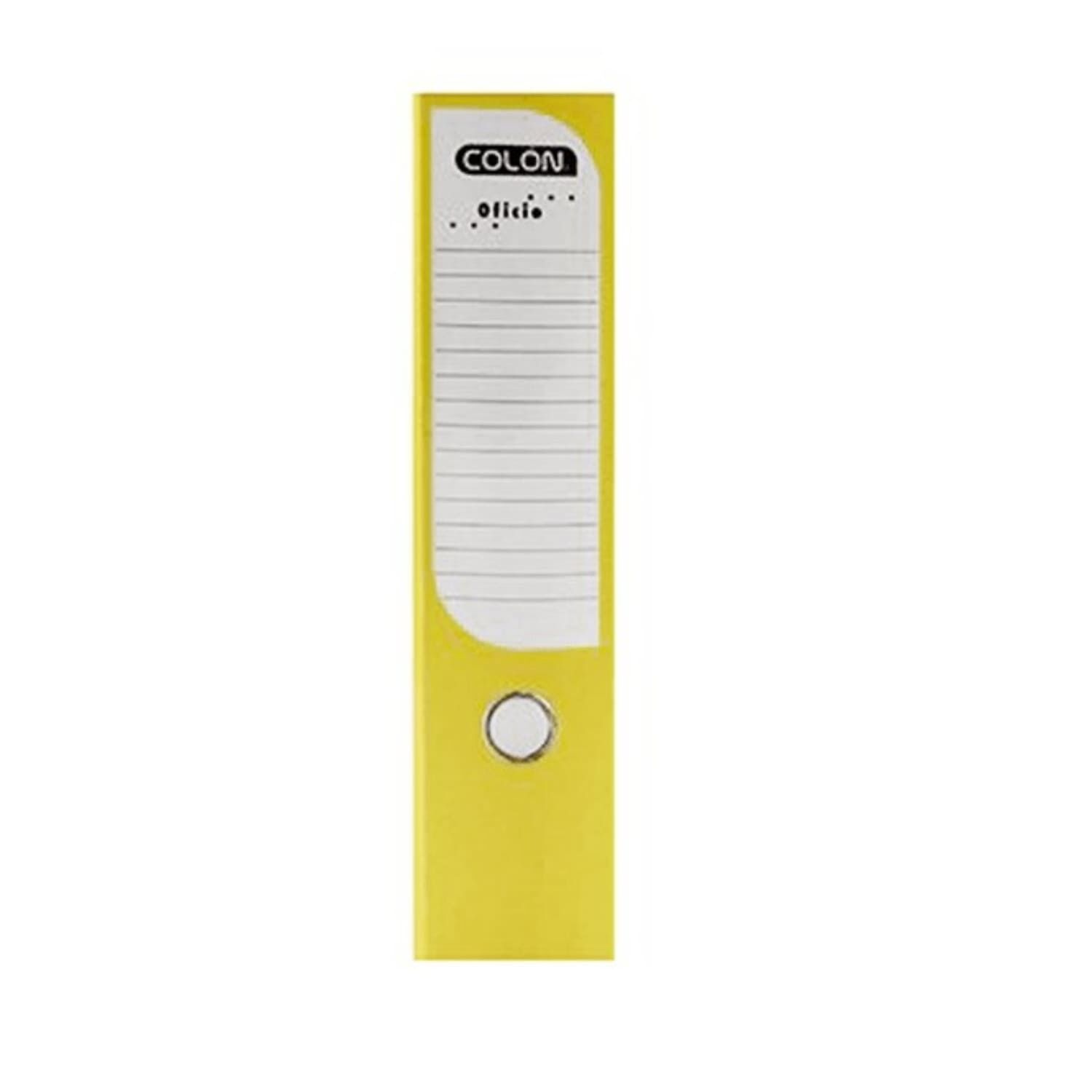 Archivador Oficio Ancho Colores Amarillo Col&oacute;n image number 0.0