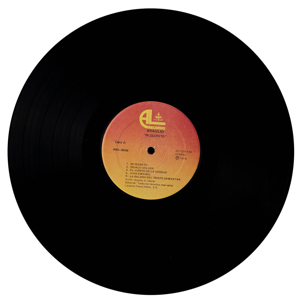 Braulio - Mi Secreto | Vinilo Usado image number 2.0