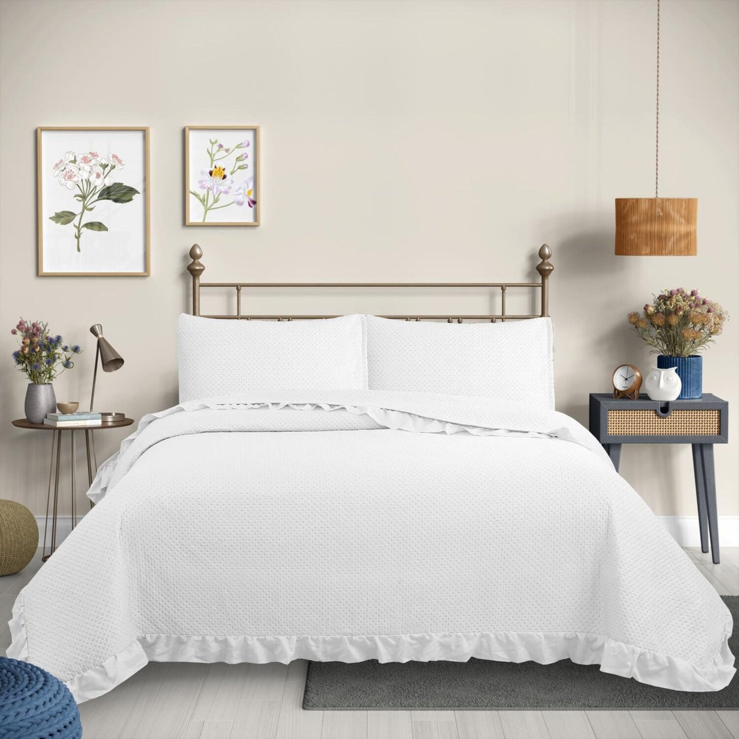 Cubrecama Quilt Reversible King 250 X 240 Cm Blanco- Magic Collection Martin&eacute; image number 0.0