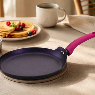 Panquequera Crepera Budare Antiadherente Espesor De 2,8 Mm Diametro 26cm Modelo Cherry Marca Vitta