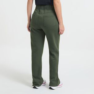 Pantal&oacute;n De Buzo Deportivo Liso Tiro Medio Regular Mujer Wetland