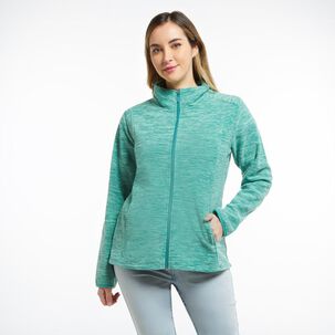 Polerón Básico Melange Regular Cuello Alto Mujer Geeps