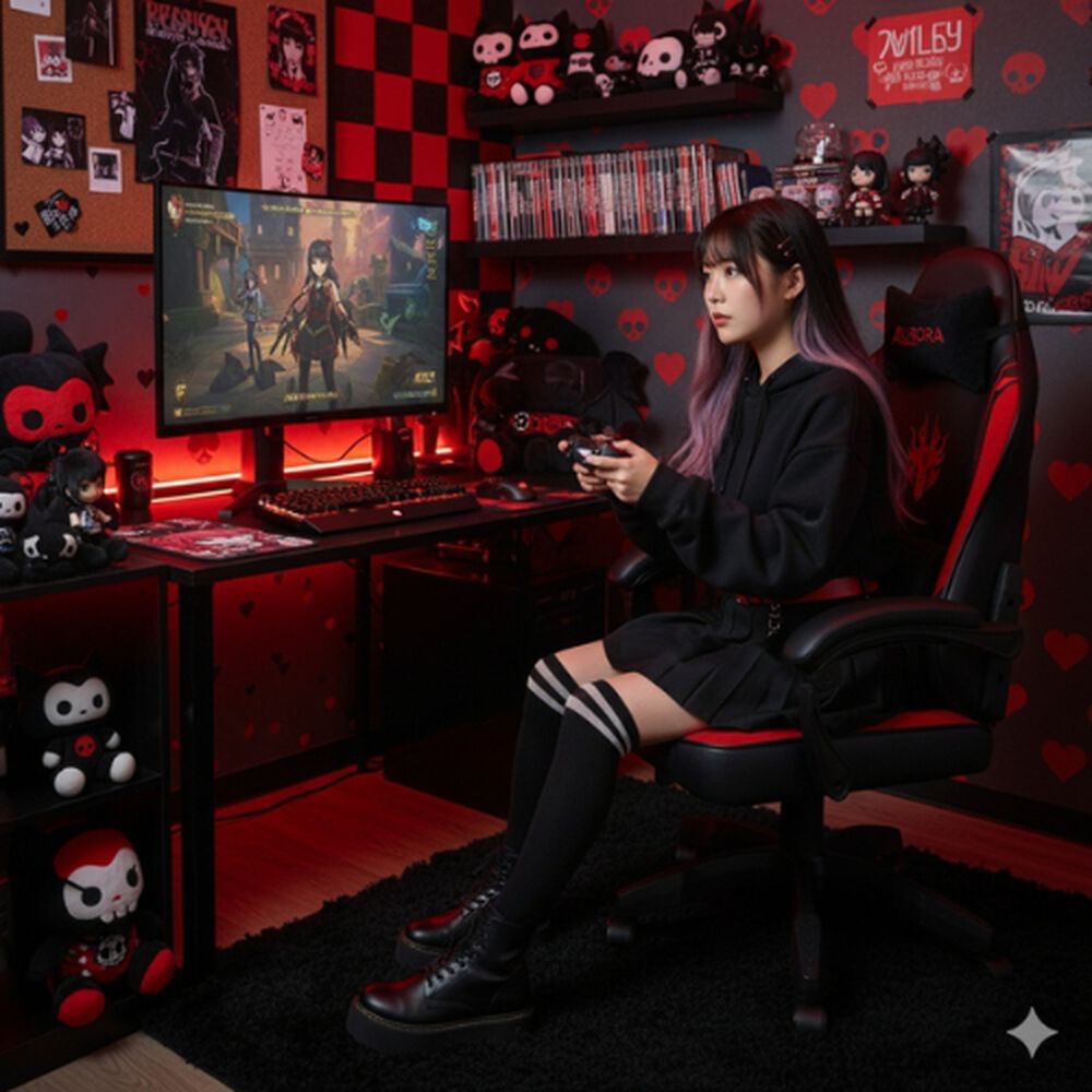 Silla Gamer Con Soporte Lumbar Reclinable 135 Y Reposapies image number 3.0