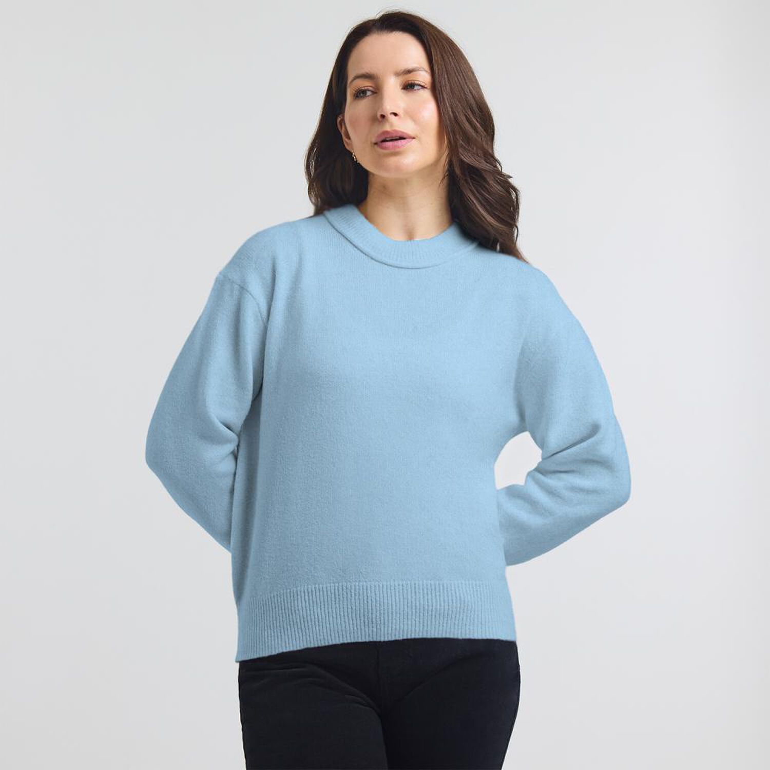 Sweater Regular Cuello Alto Mujer Geeps image number 0.0